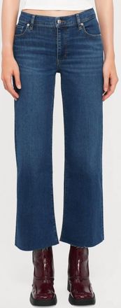 Frame Denim Mellow Stretch Denim Wide Leg Jeans In Canal Raw After