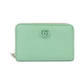 Gucci Green Leather Coin Purse/Coin Case (Pre-Owned)