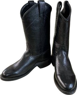 Old West Boots Womens Riding Boot In All Black
