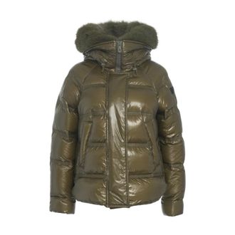 Peuterey Down Jackets, female, Green, Size: S Quilted Puffer Jacket Verde Aw25