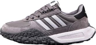 Generic Couple Breathable Shock Absorbing Running Shoes Versatile Casual Low top Thick Soled Sports Shoes (Brown,8.5)