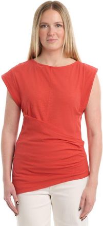 Wilt Boat Neck Rolled Cuff Tee in Tomato Puree at Nordstrom, Size X-Small
