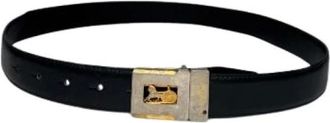 Celine Pre-owned Belts, female, Black, Size: ONE SIZE Pre-owned Leather Belt