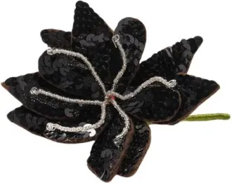 Maliparmi Maliparmi, Accessoires, Dames, Bruin, ONE Size, Polyester, Precious Flower Brooch