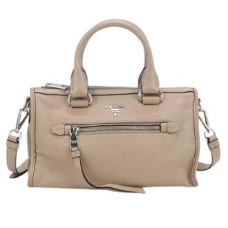 Prada Pre-owned Handbags, female, Beige, Size: ONE SIZE Pre-owned Vintage Handbag