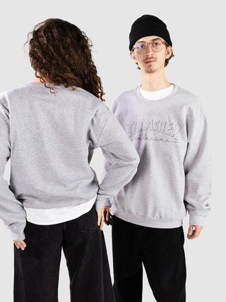 Thrasher Shadow Mag Logo Crewneck Sweater grau