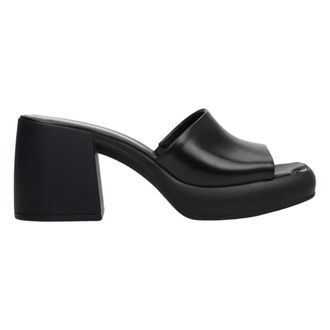 Estro & Luminara Mules - female - Estro - Heeled Mules - Black - 4 UK - Shoes
