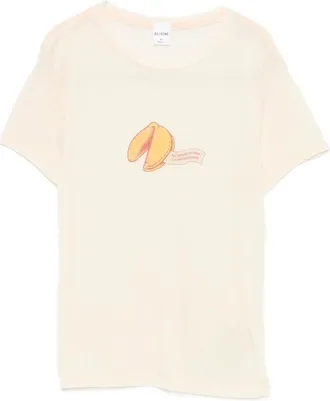 Re/Done Fortune Cookie-print T-shirt