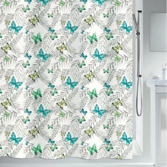Spirella Spirella - Cortina De Ducha Poli&eacute;ster Papillons 180x180cm Estampado De Mariposas