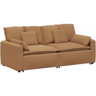 vidaXL Vidaxl - Divano Modulare con Cuscini Beige