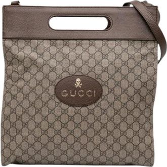 Gucci Pre-owned Handbags, female, Brown, Size: ONE SIZE Pre-owned Vintage Handbag