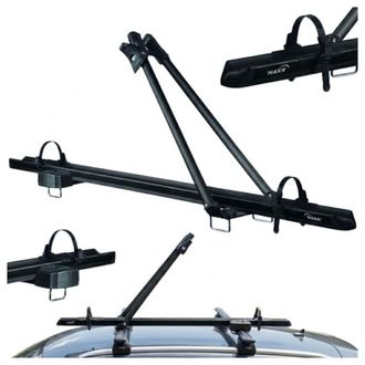 OEM Portabicicletas De Techo Hakr Speed Alu Aluminio Negro + Cerradura