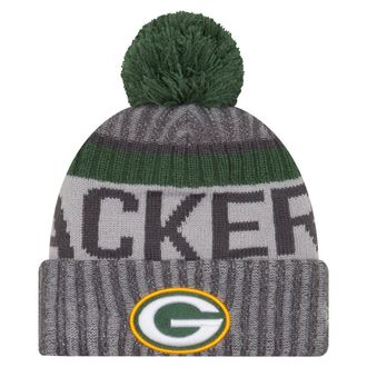 New Era NFL Sideline Winter Bobble Beanie - Green Bay Packer
