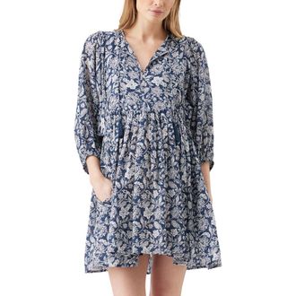 Ripe Cali Nursing Dress in Ink /White at Nordstrom, Size X-Small Au