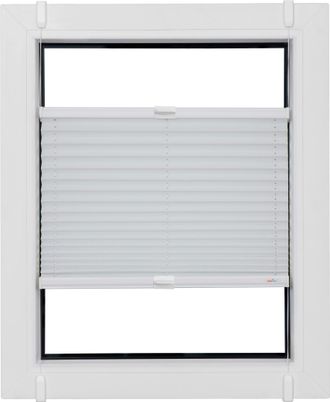 Sunlines Plissee »Budget Crush« Lichtschutz ohne Bohren verspannt Klemmfix, crushed