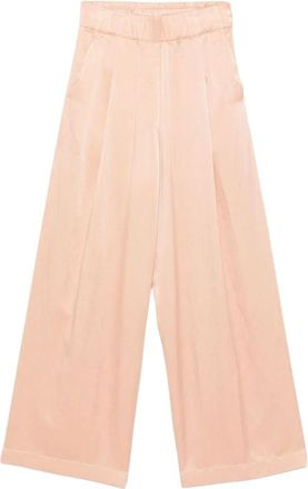 Dries Van Noten Wide Trousers - female - Dries Van Noten - Wide Trousers - Pink - XS - Trousers