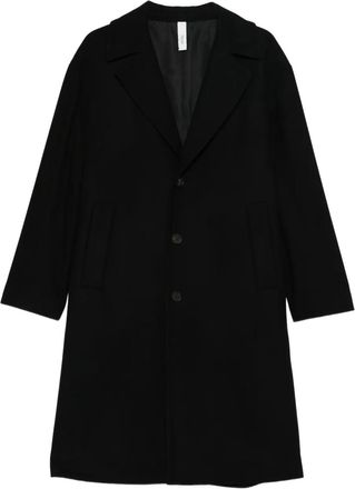 Hevò Ostuni buttoned coat - Black