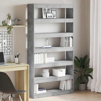 vidaXL Vidaxl - Estanter&iacute;a Para Libros Gris Madera Contrachapada