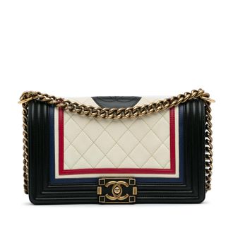 Chanel Boy Chanel Tricolor Crossbody