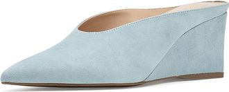 Marc Fisher Malley Womens Shoes Light Blue Suede : 6.5 M, Leather