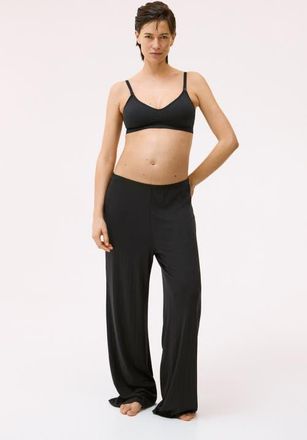 H&M Mama 2-pack Seamless Padded Nursing Bras in Powder Pink/black at Nordstrom, Size X-Large