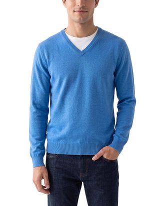 N.Peal N.Peal Burlington Cashmere V-Neck Sweater