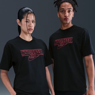 Nike Mens x Stranger Things T-Shirt in Black | IB8056-010