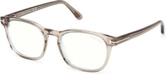Tom Ford Vierkant Optisch Montuur - unisex - Brillen - Beige - 51 MM - Accessoires