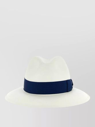 Borsalino amedeo hat wide brim contrasting band