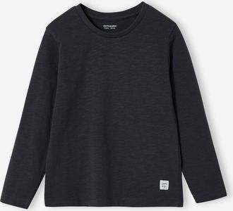 Vertbaudet Jungen Langarmshirt anthrazit