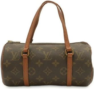 Louis Vuitton Pre-owned Papillon Monogram Handtas - Dames - Vintage Handtas - Bruin - ONE Size - Vintage
