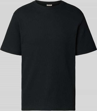Only & Sons Regular Fit T-Shirt aus Baumwoll-Mix Modell TOBIE in Black, Gr&ouml;&szlig;e XXL