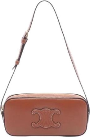 Celine Pre-owned Shoulder Bags, female, Brown, Size: ONE SIZE Pre-owned Shoulder Bag