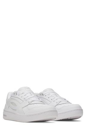 Under Armour UA Flex Sneaker in White /White /Distant Gray at Nordstrom, Size 11.5