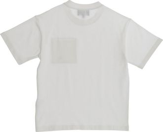 Emporio Armani Boys Kids T-Shirt With Logo, White Cotton T-Shirts And Polos