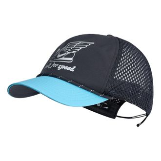 Nike Pro Dri-FIT Unstructured Graphic Cap Black LT Current Blue IQ1339-010