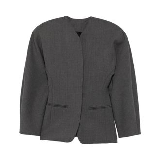 Jacquemus Blazer Ovalo - Jackets - Mujer - Gris - S