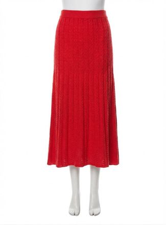 Z Supply Lexa Crochet Sweater Skirt In Red