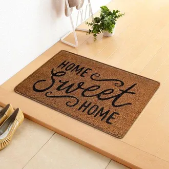 OEM Alfombra De Entrada Con Estampado De Letras, Alfombra De Fibra De Coco, Antideslizante, Alfombra Antideslizante, 40 X 60 Cm