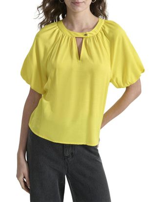 DKNY Dkny Bubble Sleeve Top