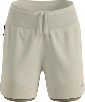 Odlo X-Alp Trail 5 Inch 2-in-1 Short Laufshorts f&uuml;r Damen | grau
