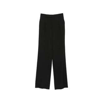 Saint Laurent Pleated Wide-leg Trousers