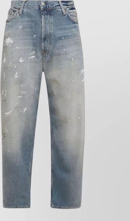 Acne Studios denim high-rise wide-leg jeans