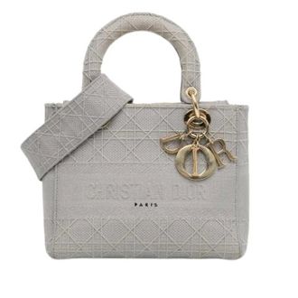 Dior Pre-owned Lady D-Lite Handtas - Dames - Pre-owned - Grijs - Maat: ONE Size