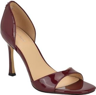 Calvin Klein Aileen Stiletto Sandal in Dark Red at Nordstrom, Size 5.5