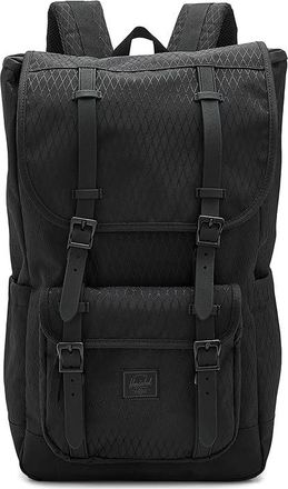 Herschel Herschel Little Americatm Backpack Backpack Bags Black Diamond/Black, Polyester