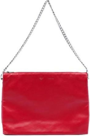 Celine Pre-owned Cross Body Bags, female, Red, Size: ONE SIZE Pre-owned Vintage Cross Body Bag