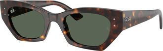 Ray-Ban Rb 4430 Zena Zonnebril - unisex - Zonnebrillen - Bruin - 52 MM - Accessoires