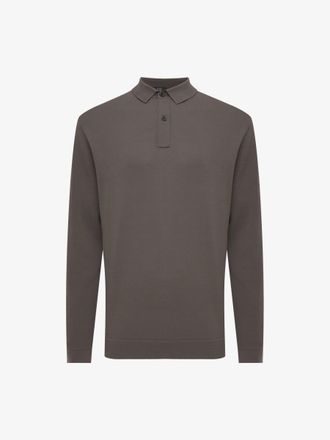 Genti Polo Longsleeve | Taupe