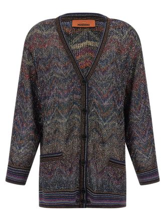 Missoni Multicolor Zigzag pattern cardigan